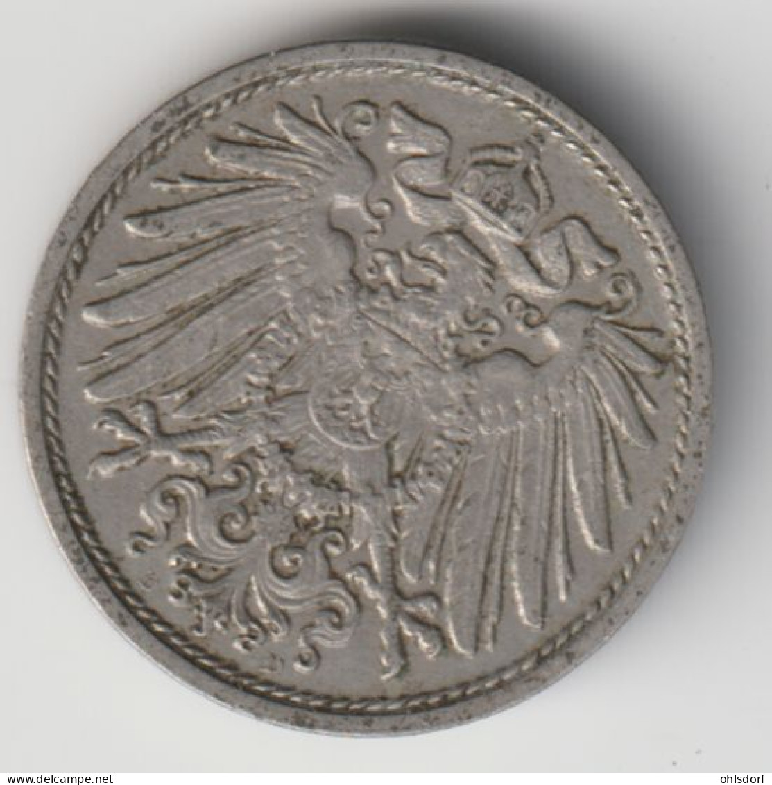 DEUTSCHES REICH 1914 D: 10 Pfennig, KM 12 - 10 Pfennig