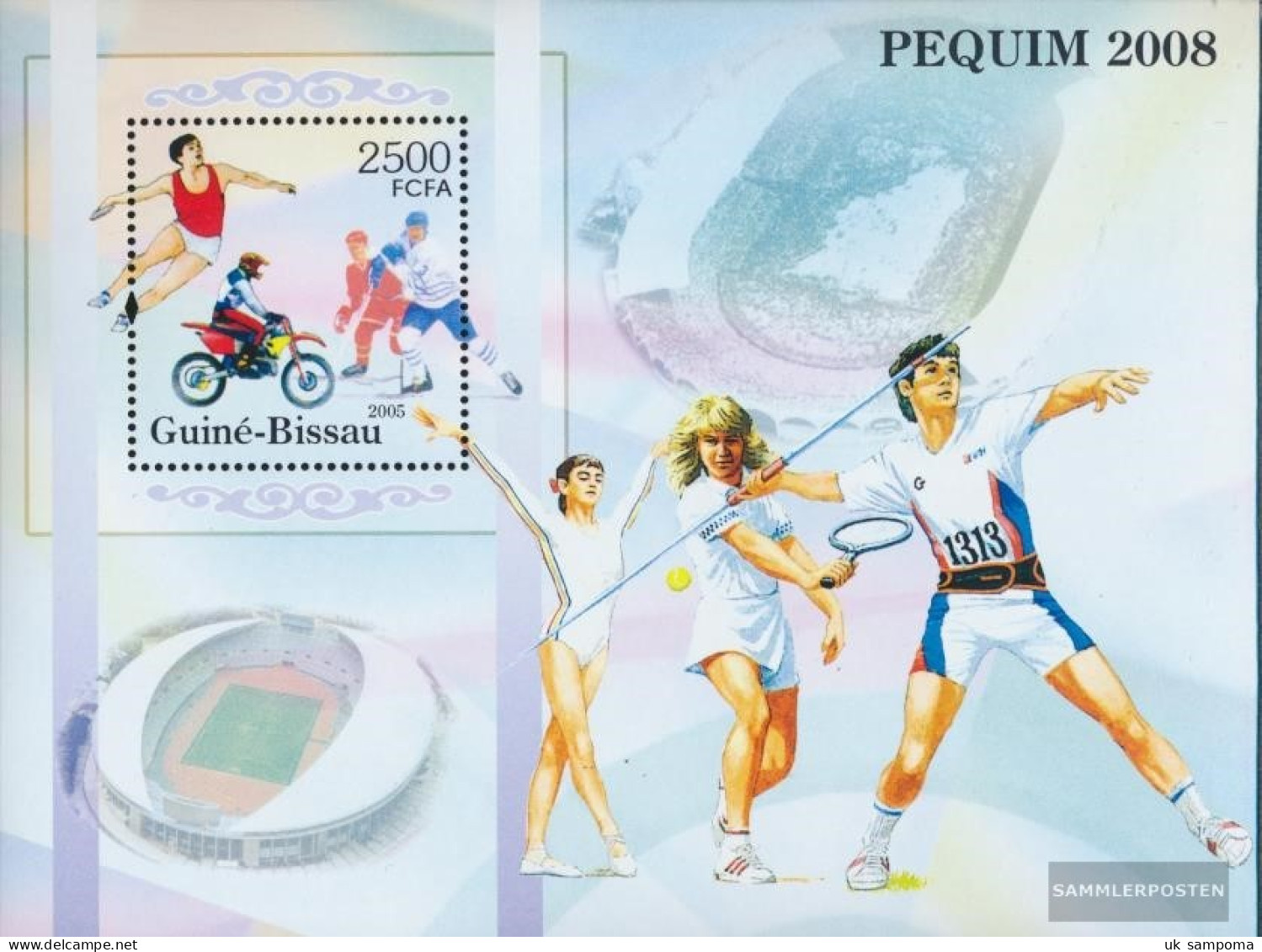 Guinea-Bissau Miniature Sheet 520 (complete. Issue) Unmounted Mint / Never Hinged 2005 Prelude To Olympics In Beijing - Guinea-Bissau