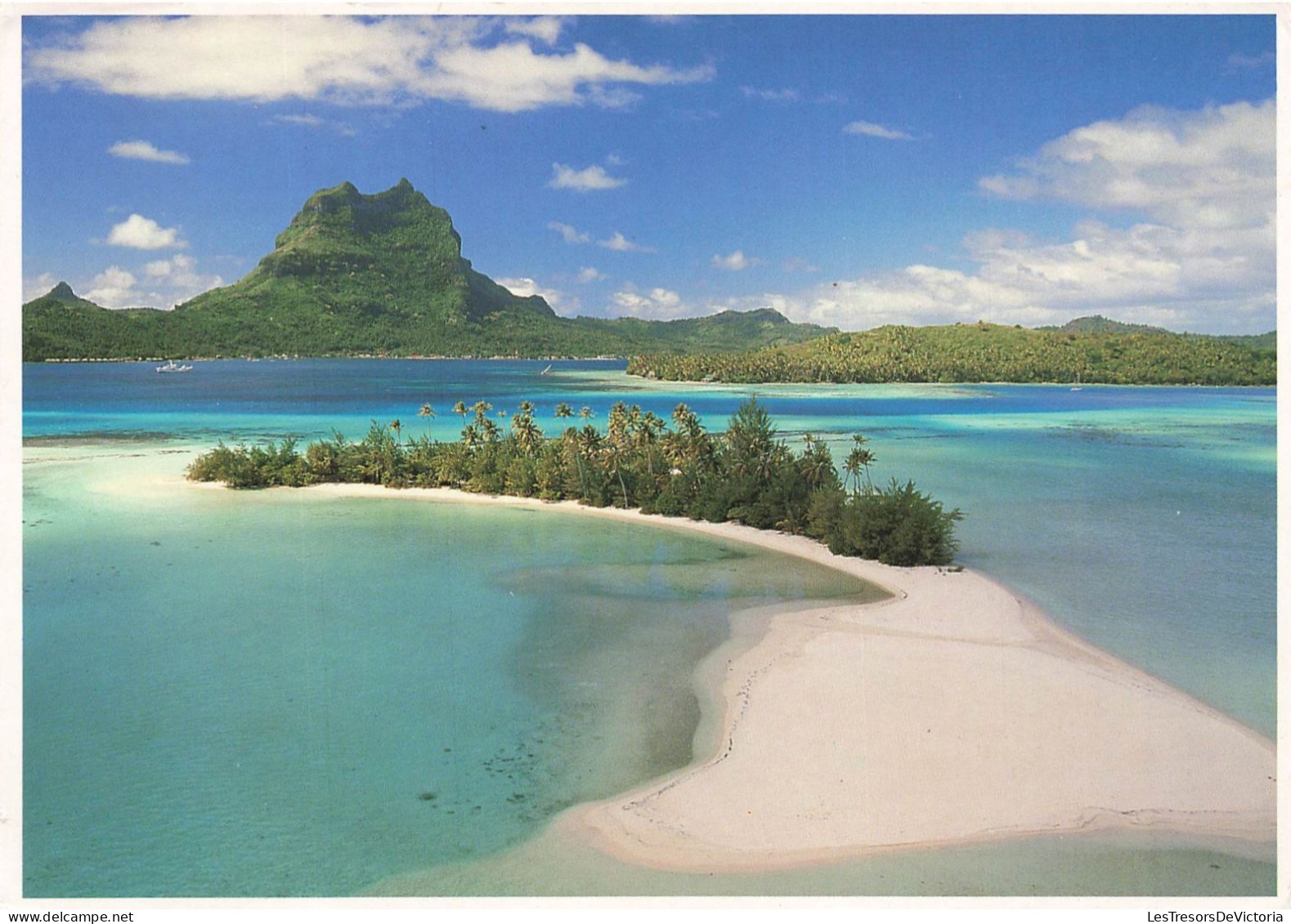 POLYNESIE FRANCAISE - Vues Aériennes De L'îlot "Motu Tapu" Et De L'île De Bora Bora - Bird's Eye View - Carte Postale - Frans-Polynesië