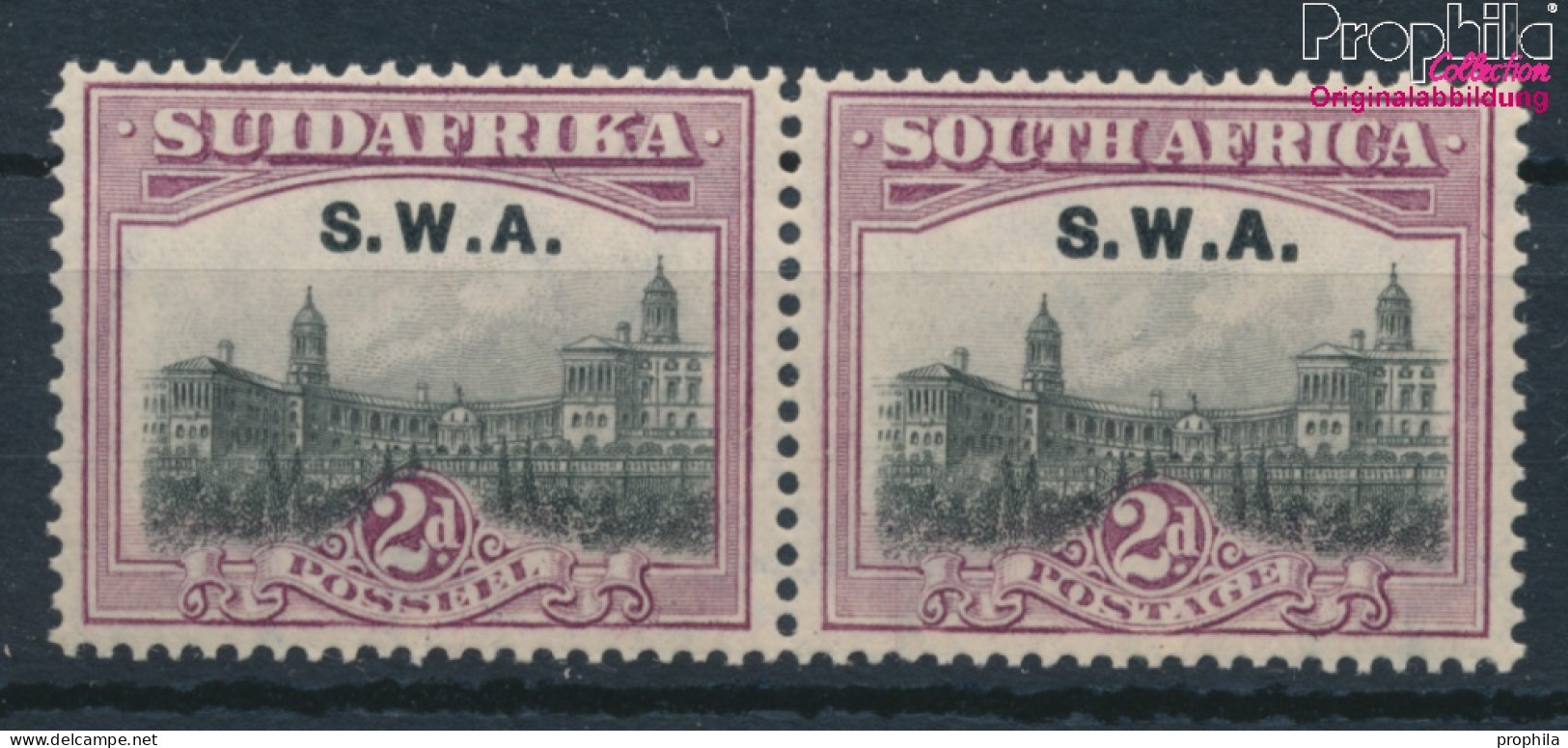 Namibia - Südwestafrika 116-117 Waagerechtes Paar Postfrisch 1927 Aufdruckausgabe (10368366 - Africa Del Sud-Ovest (1923-1990)