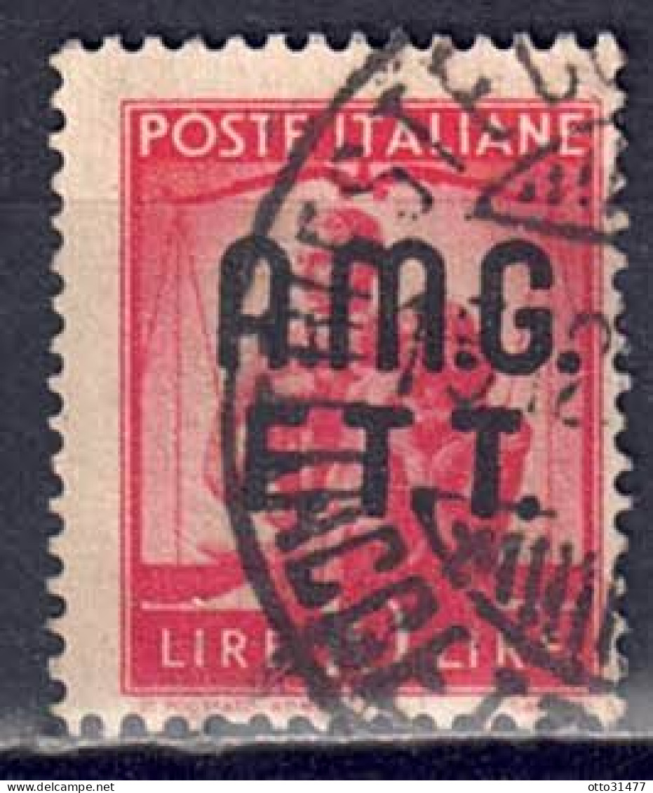 Italien / Triest Zone A - 1947 - Serie Demokratie, Nr. 11, Gestempelt / Used - Afgestempeld