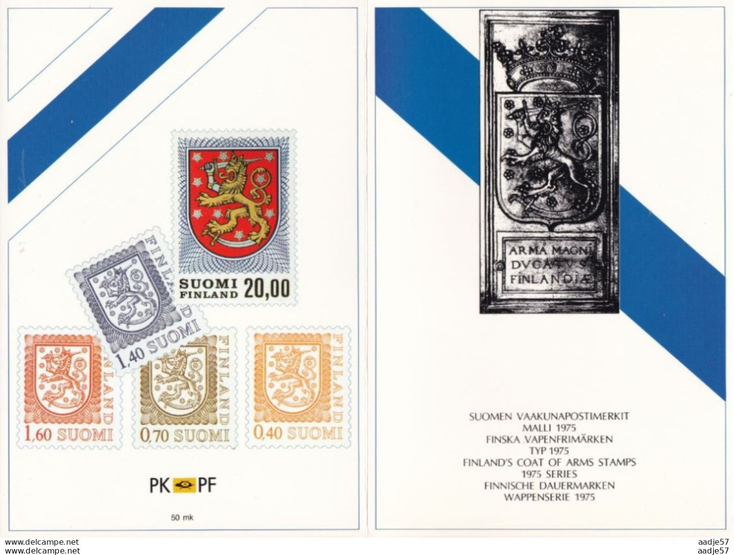 Finland Coat Of Arms Luxery Edition Complet 1975 - Nuovi