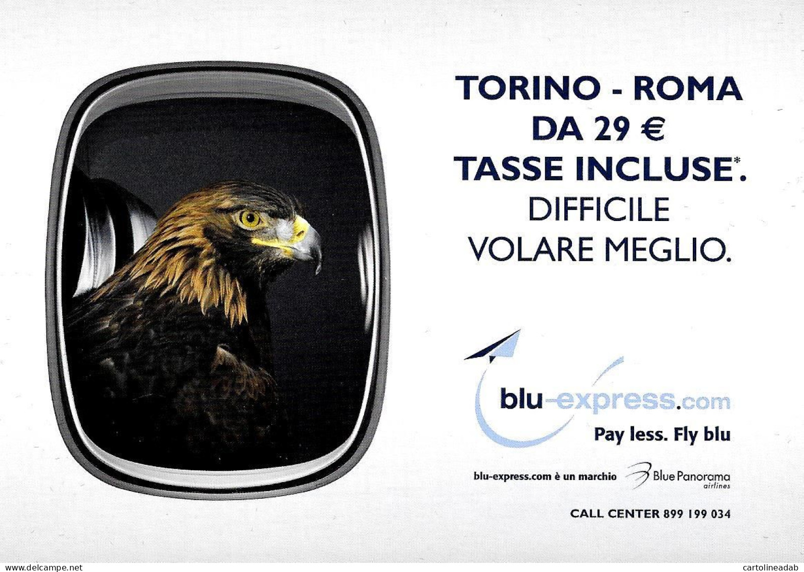 [MD9442] CPM - BLU EXPRESS COMPAGNIA AEREA - PROMOCARD 7922 - PERFETTA - Non Viaggiata - Advertising