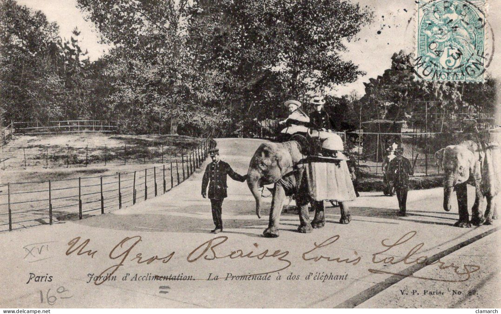 PARIS 16è-Jardin D'AccliMENtation-La Promenade  à Dos D'éléphant - VP - Paris (16)