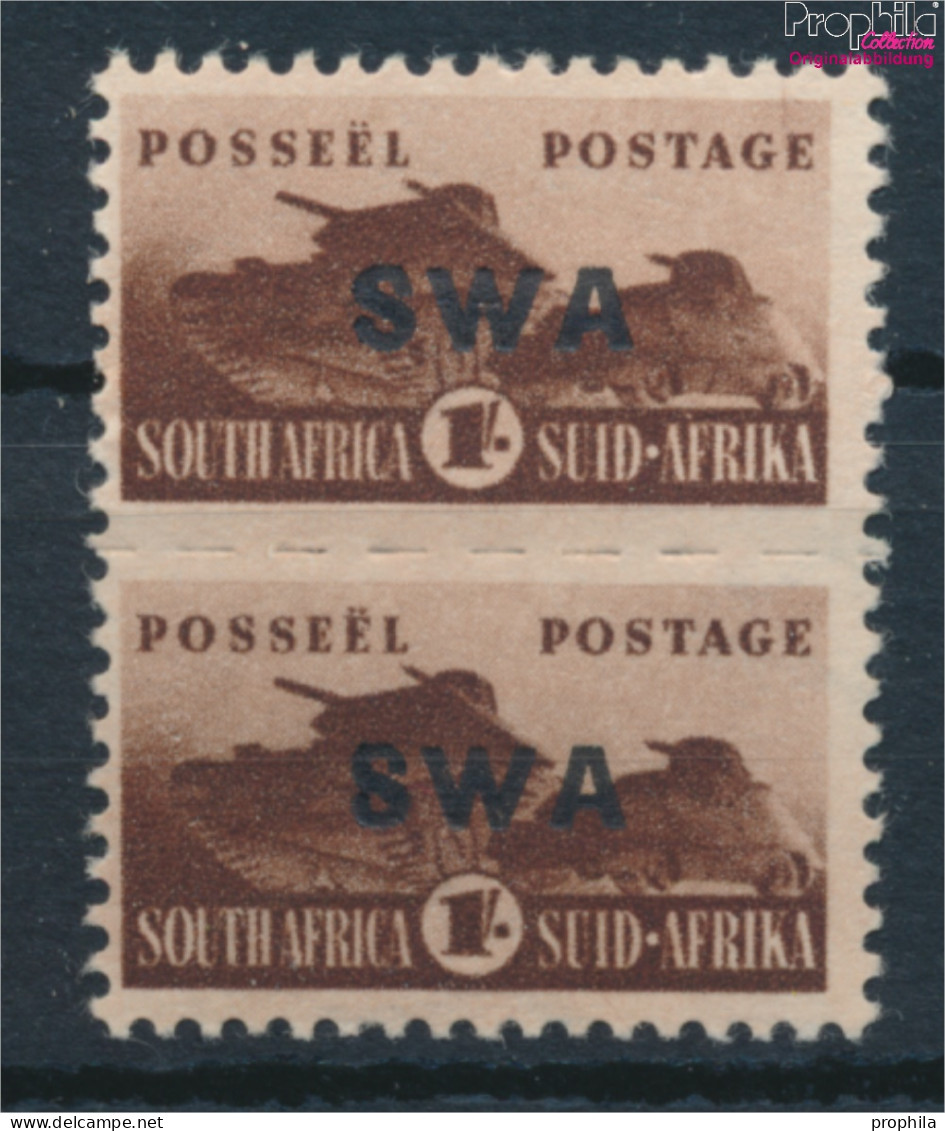 Namibia - Südwestafrika 245I Senkrechtes Paar Mit Falz 1942 Rüstungsbilder (10368946 - Africa Del Sud-Ovest (1923-1990)