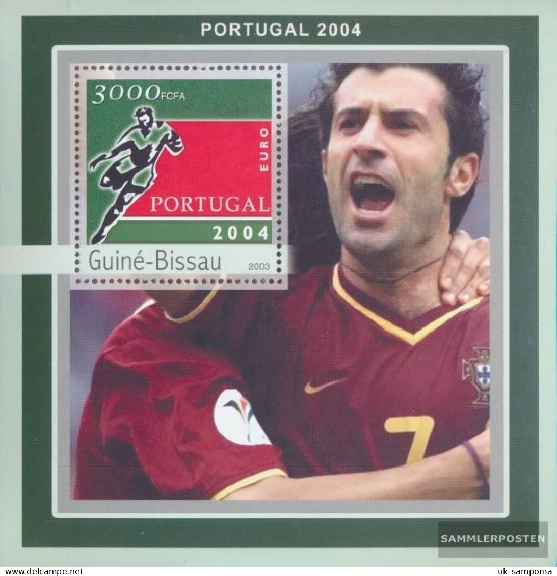 Guinea-Bissau Miniature Sheet 387 (complete. Issue) Unmounted Mint / Never Hinged 2003 Football Euro 2004 Portugal - Guinea-Bissau
