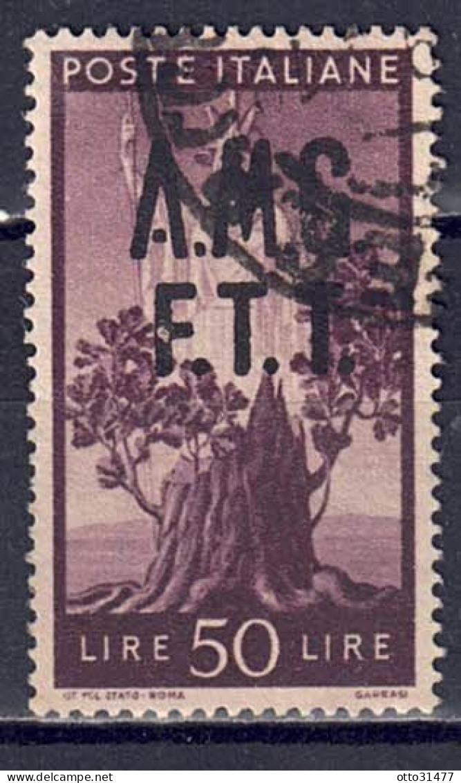 Italien / Triest Zone A - 1947 - Serie Demokratie, Nr. 16, Gestempelt / Used - Used