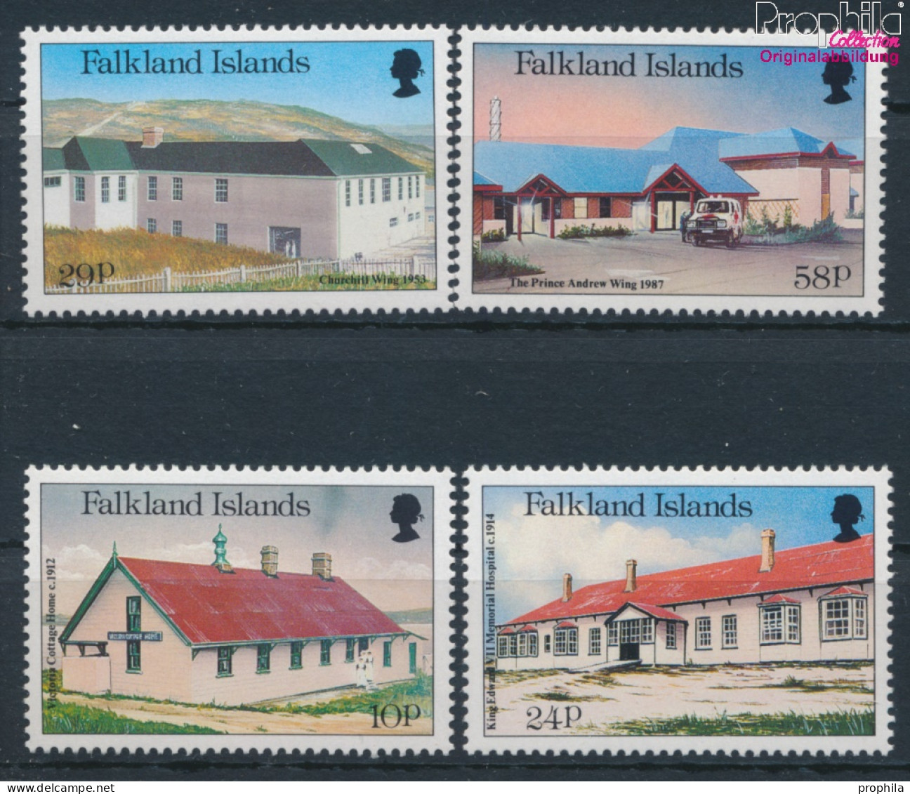 Falklandinseln 472-475 (kompl.Ausg.) Postfrisch 1987 Krankenhäuser Und Pflegeheime (10368847 - Falkland