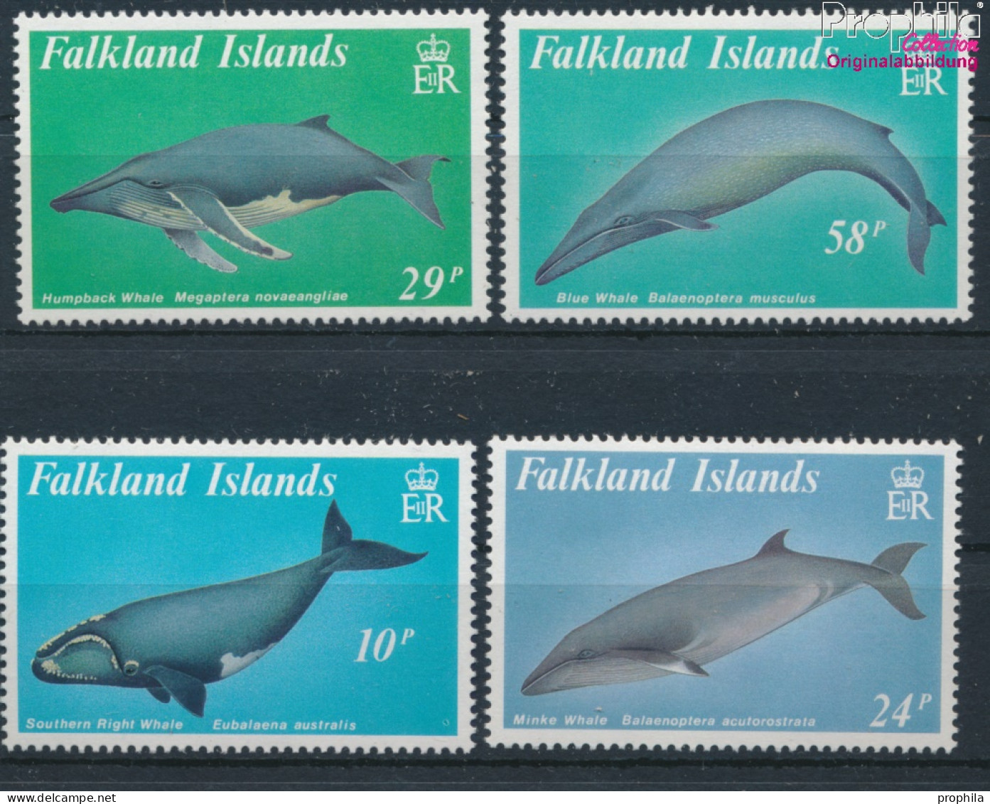 Falklandinseln 503-506 (kompl.Ausg.) Postfrisch 1989 Wale (10368846 - Falkland