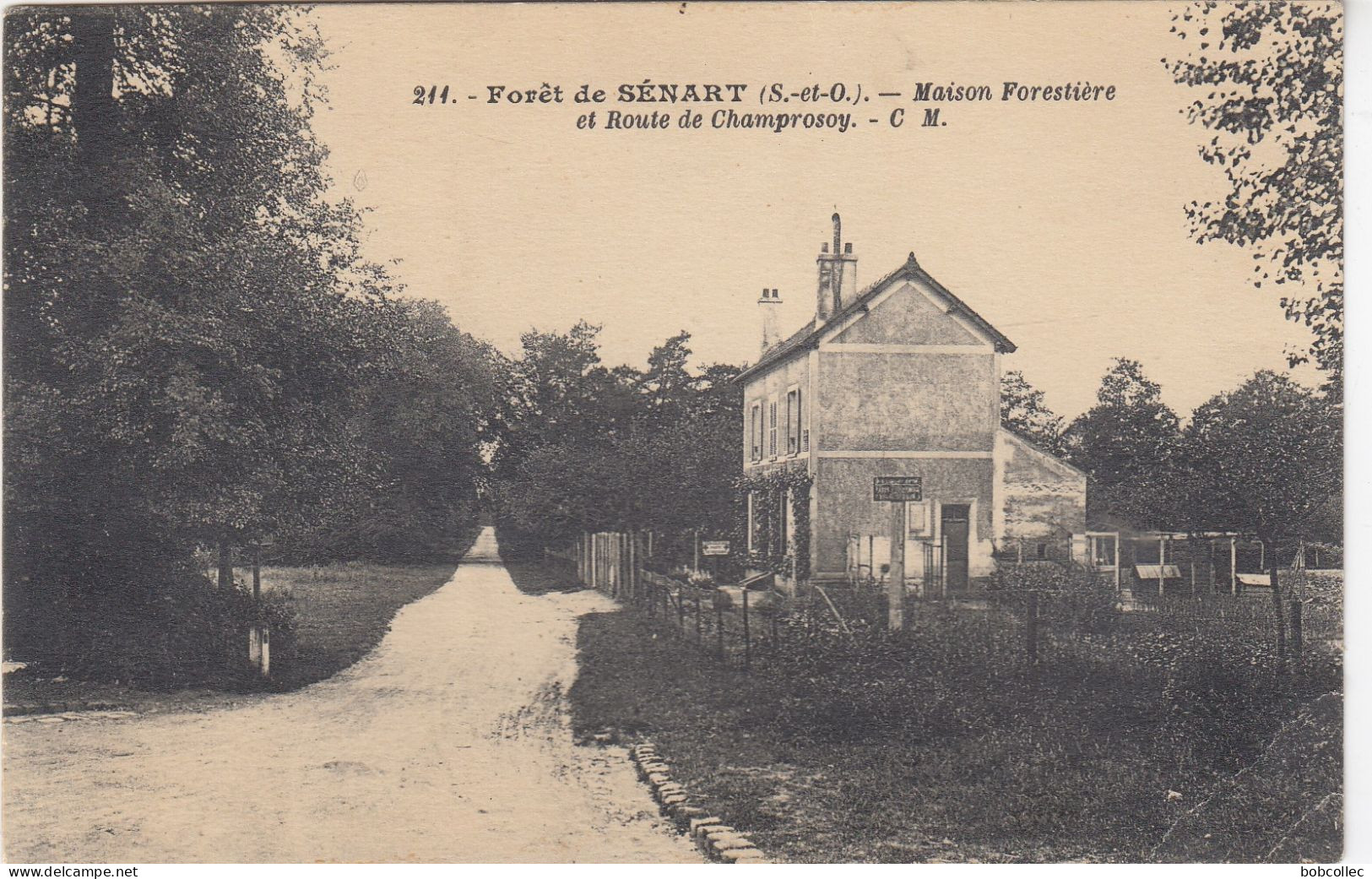 SENART (Essonne): Forêt De Senart - Maison Forestière Et Route De Champrosy - Sénart