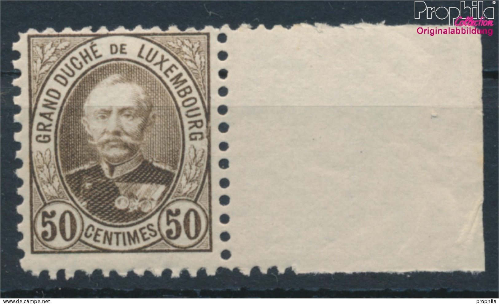 Luxemburg 63D Postfrisch 1891 Adolf (10368792 - 1891 Adolphe Front Side