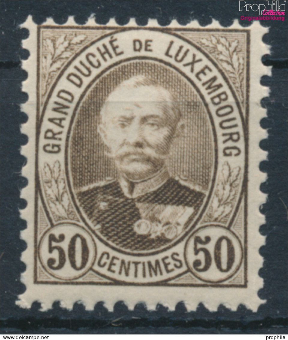 Luxemburg 63D Postfrisch 1891 Adolf (10368793 - 1891 Adolphe Voorzijde