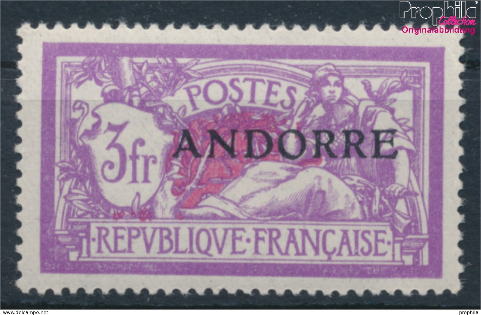 Andorra - Französische Post 20 Postfrisch 1931 Aufdruckausgabe (10368751 - Unused Stamps