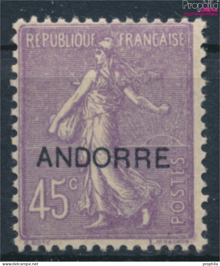 Andorra - Französische Post 12 Mit Falz 1931 Aufdruckausgabe (10368747 - Neufs