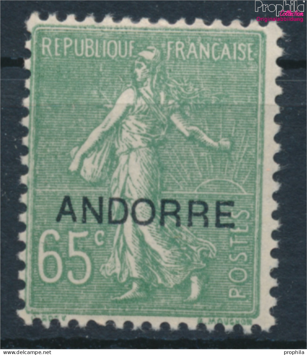 Andorra - Französische Post 14 Mit Falz 1931 Aufdruckausgabe (10368745 - Unused Stamps