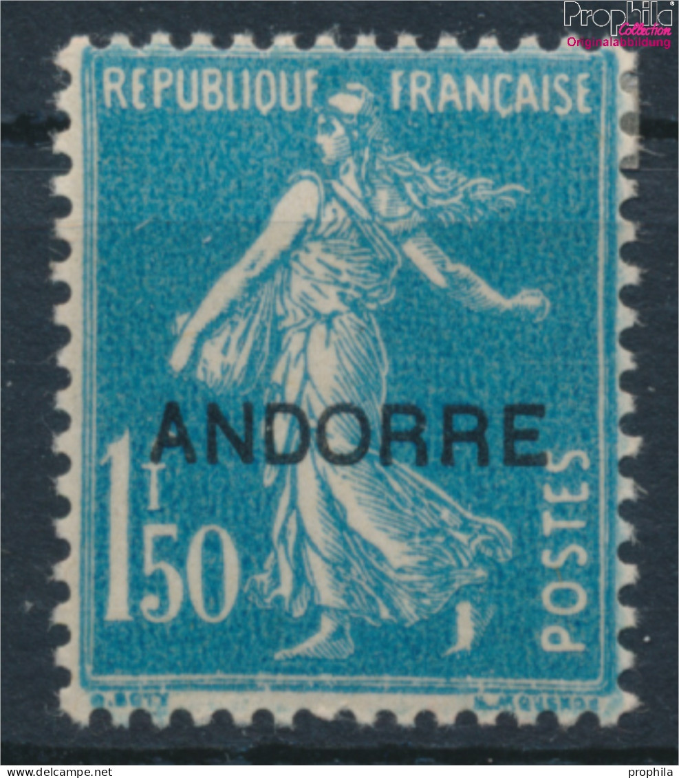 Andorra - Französische Post 18 Mit Falz 1931 Aufdruckausgabe (10368743 - Ungebraucht