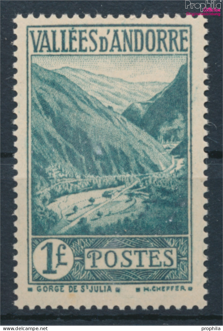 Andorra - Französische Post 39 Mit Falz 1932 Landschaften (10368741 - Neufs