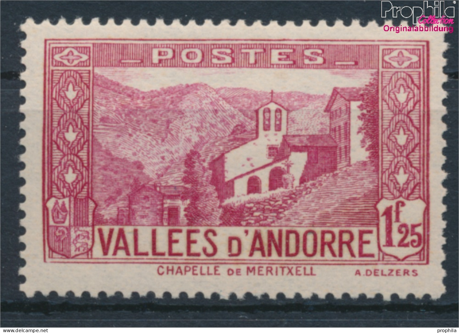 Andorra - Französische Post 40 Mit Falz 1932 Landschaften (10368740 - Ongebruikt