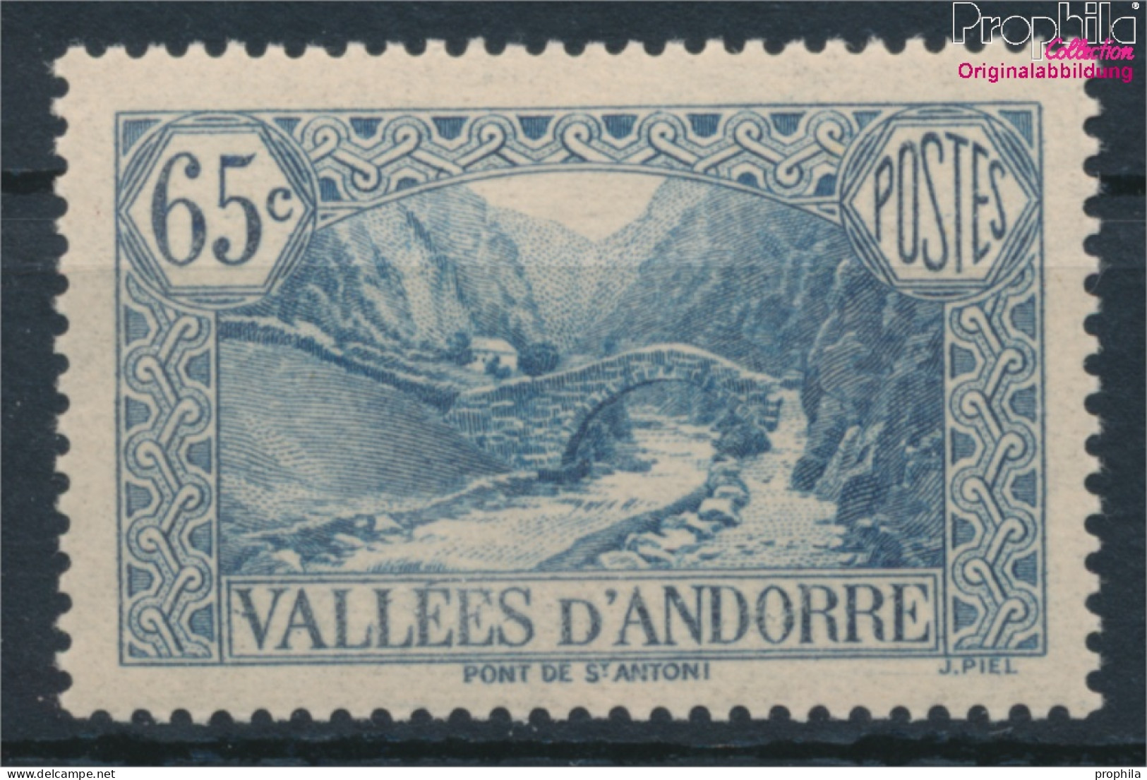 Andorra - Französische Post 64 Mit Falz 1937 Landschaften (10368739 - Ongebruikt