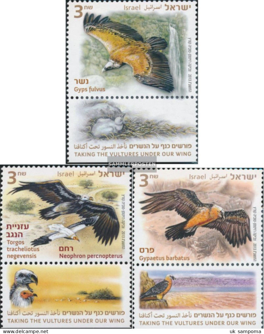 Israel 2336-2338 With Tab (complete Issue) Unmounted Mint / Never Hinged 2013 Protection The Geier - Unused Stamps (with Tabs)