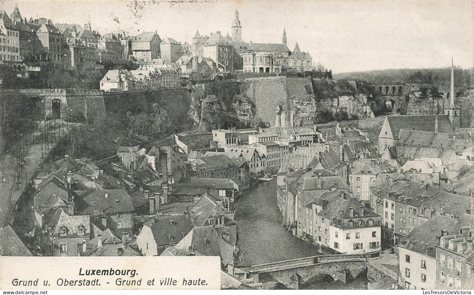 LUXEMBOURG - Grunt Et Ville Haute - Vue Générale - Carte Postale Ancienne - Luxemburg - Stadt