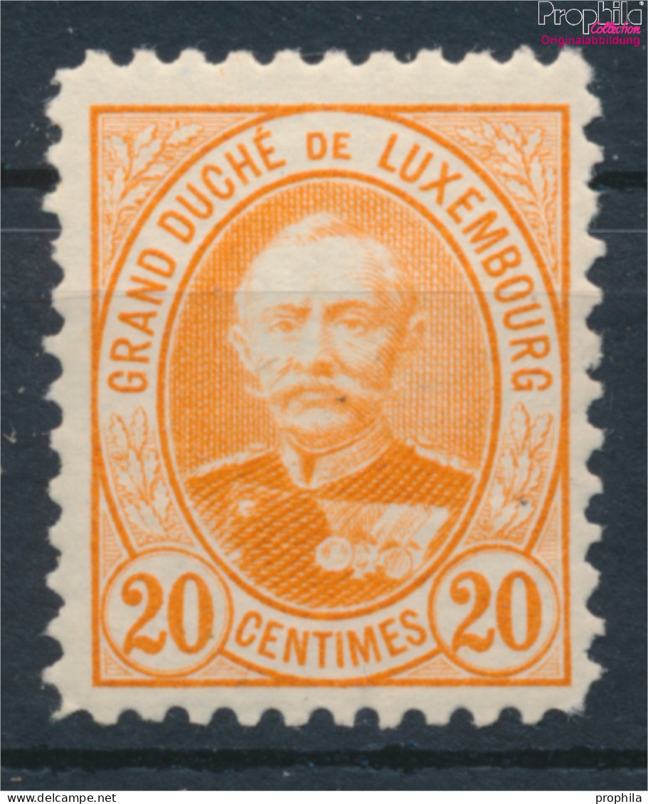 Luxemburg 59C Postfrisch 1891 Adolf (10377650 - 1891 Adolphe Voorzijde