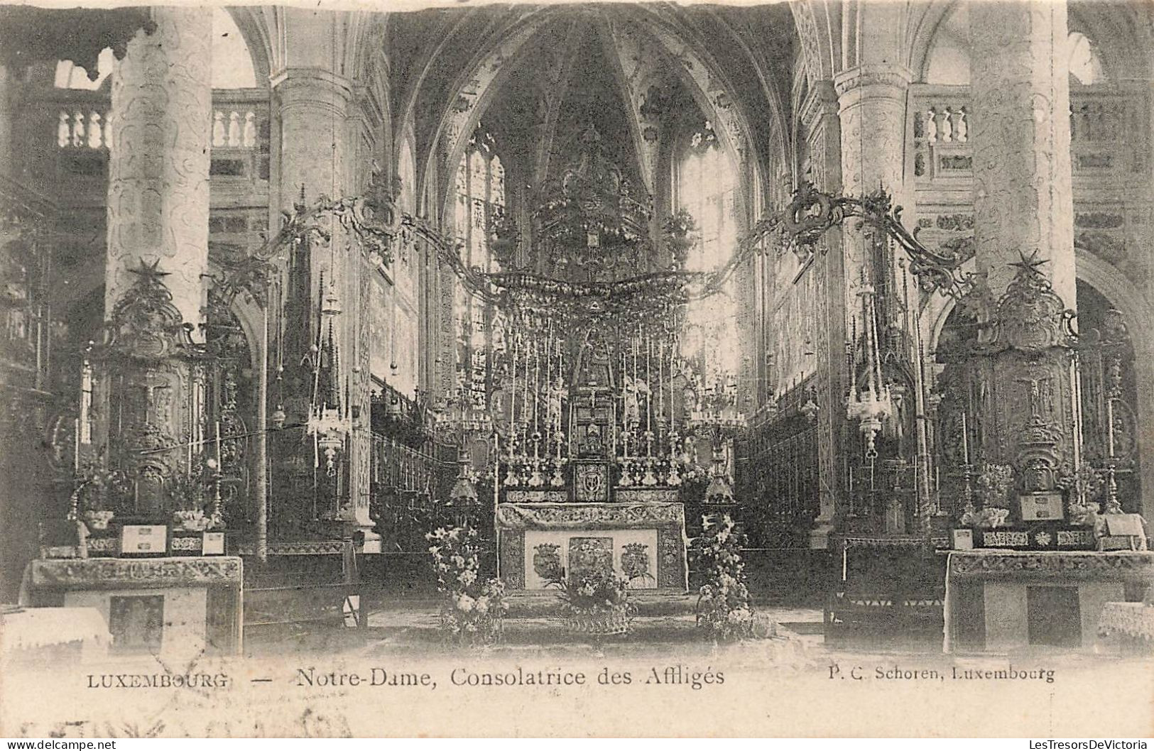 LUXEMBOURG - Notre Dame - Consolatrice Des Affligés - Carte Postale Ancienne - Luxemburg - Stadt