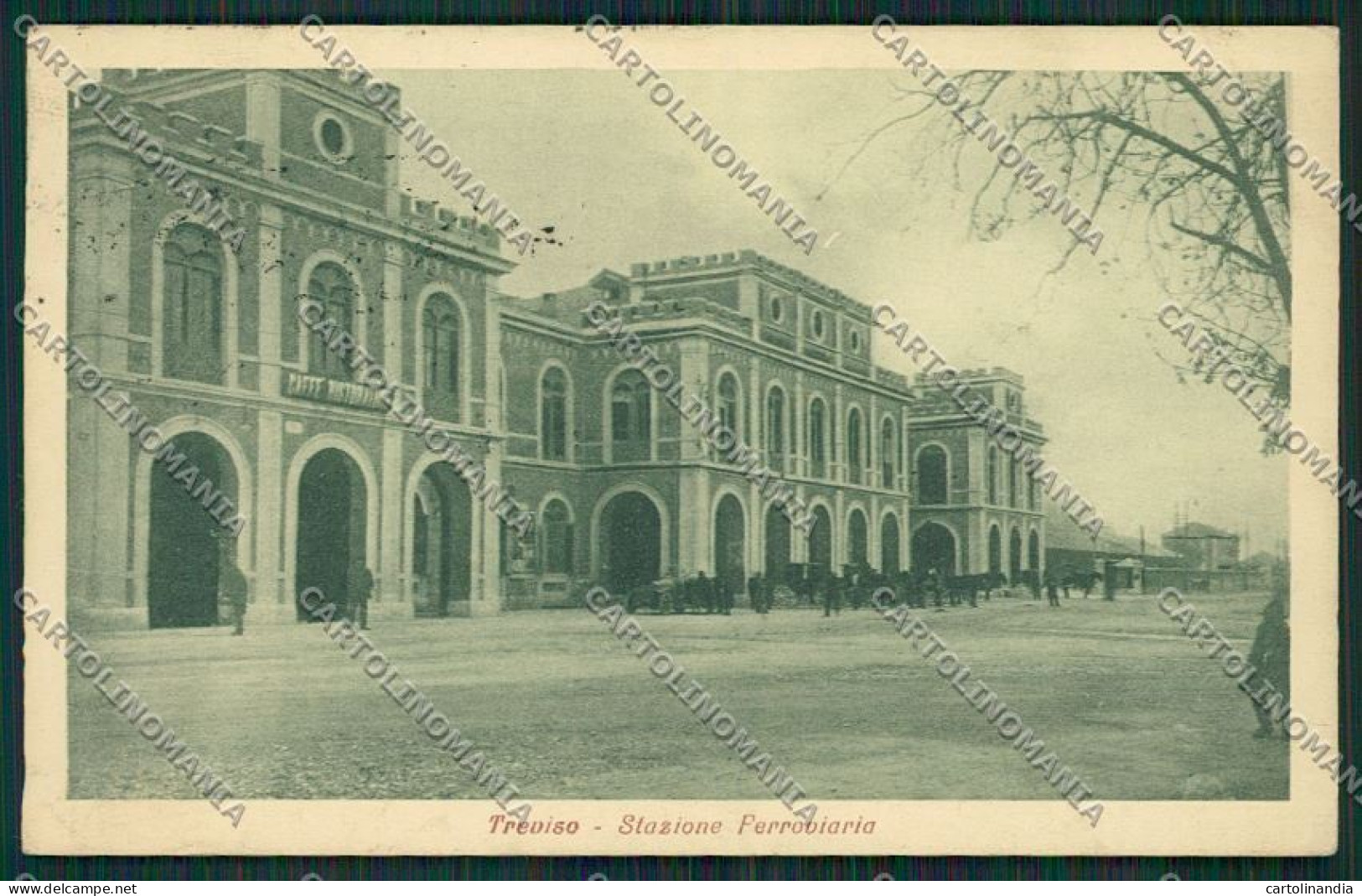 Treviso Città Stazione Ferroviaria Cartolina ZC1482 - Treviso