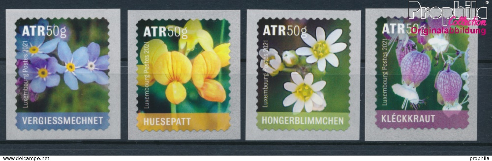 Luxemburg 2280-2283 (kompl.Ausg.) Postfrisch 2021 Blüten (10377550 - Ungebraucht