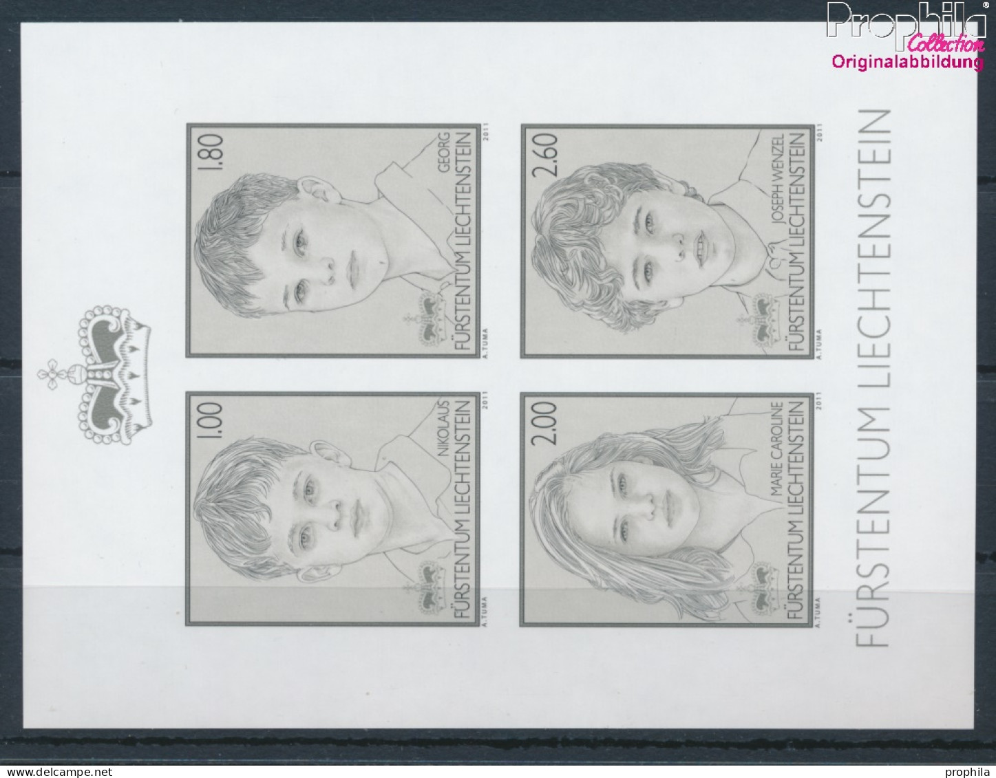 Liechtenstein Block20S (kompl.Ausg.) Schwarzdruck Postfrisch 2011 Kinder (10377382 - Unused Stamps