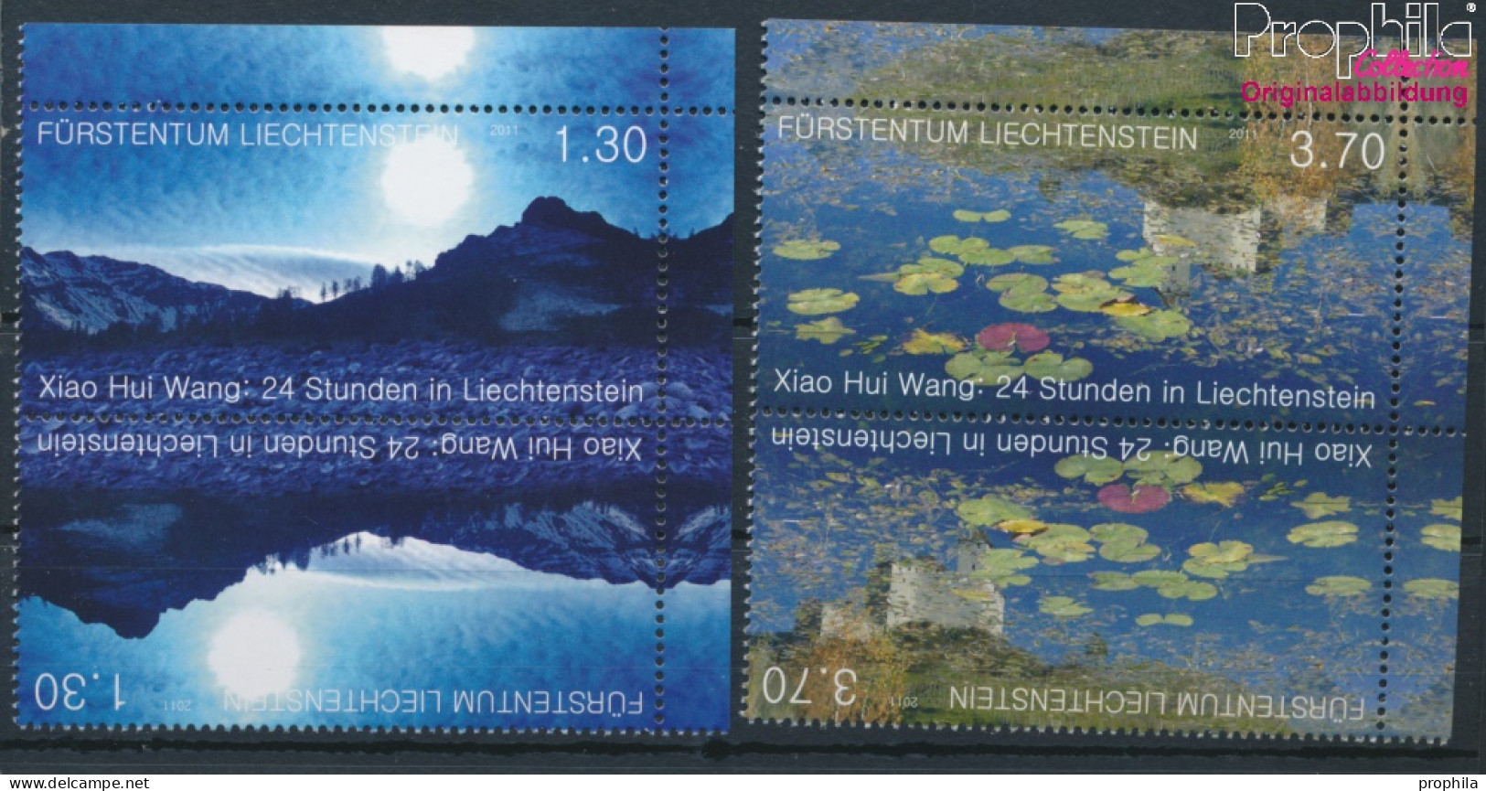 Liechtenstein 1606K-1607K Kehrdruckpaar (kompl.Ausg.) Postfrisch 2011 Kunst (10377380 - Neufs