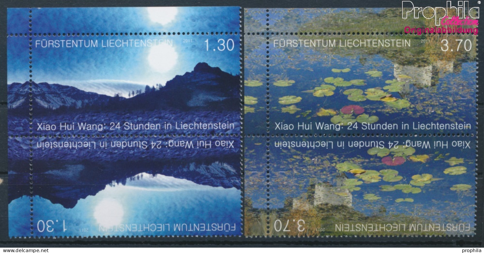 Liechtenstein 1606K-1607K Kehrdruckpaar (kompl.Ausg.) Postfrisch 2011 Kunst (10377381 - Nuovi