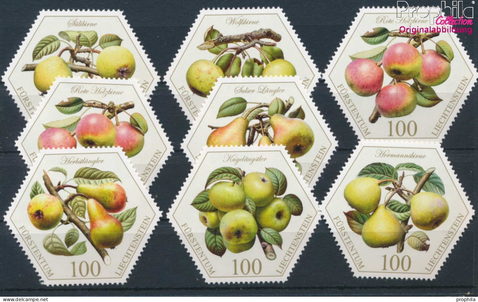 Liechtenstein 1806-1813 (kompl.Ausg.) Postfrisch 2016 Birnen (10377375 - Unused Stamps