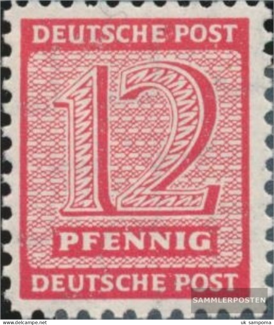 Soviet Zone (all.cast.) 123I T Of German Top Nicked Unmounted Mint / Never Hinged 1945 Paragraph - Other & Unclassified