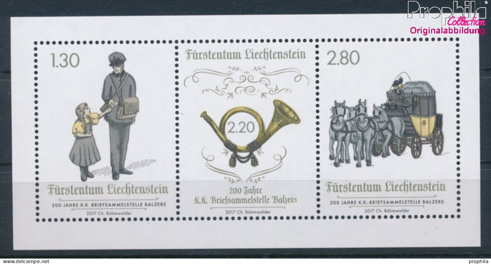 Liechtenstein Block30 (kompl.Ausg.) Postfrisch 2017 Briefsammelstelle Balzers (10377363 - Ungebraucht