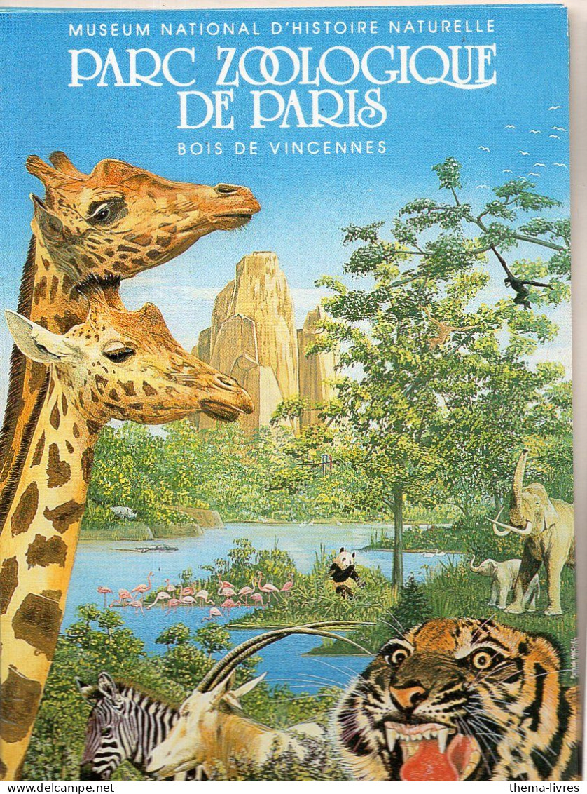 Paris : CARTE-COM Publicitaire :PARC ZOOLOGIQUE DE PARIS  (PPP47168) - Reclame