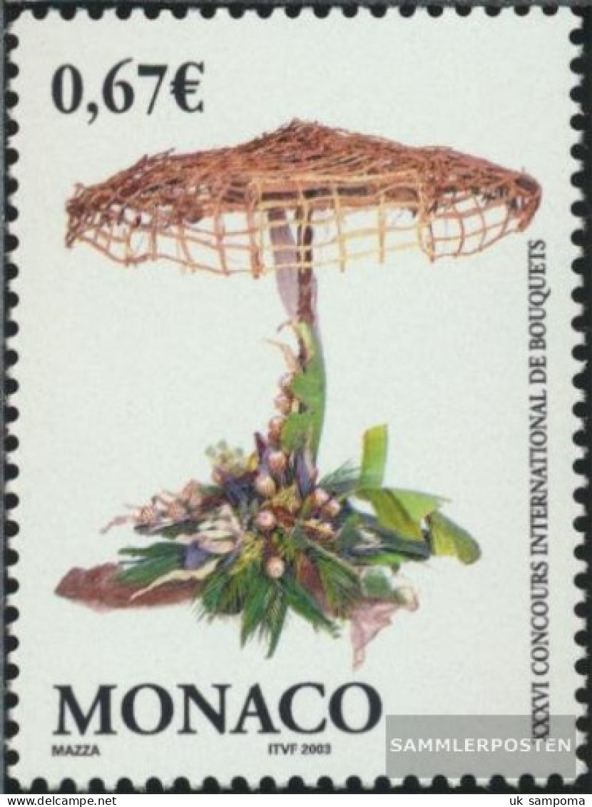 Monaco 2632 (complete Issue) Unmounted Mint / Never Hinged 2002 Blumenbinderei - Ungebraucht