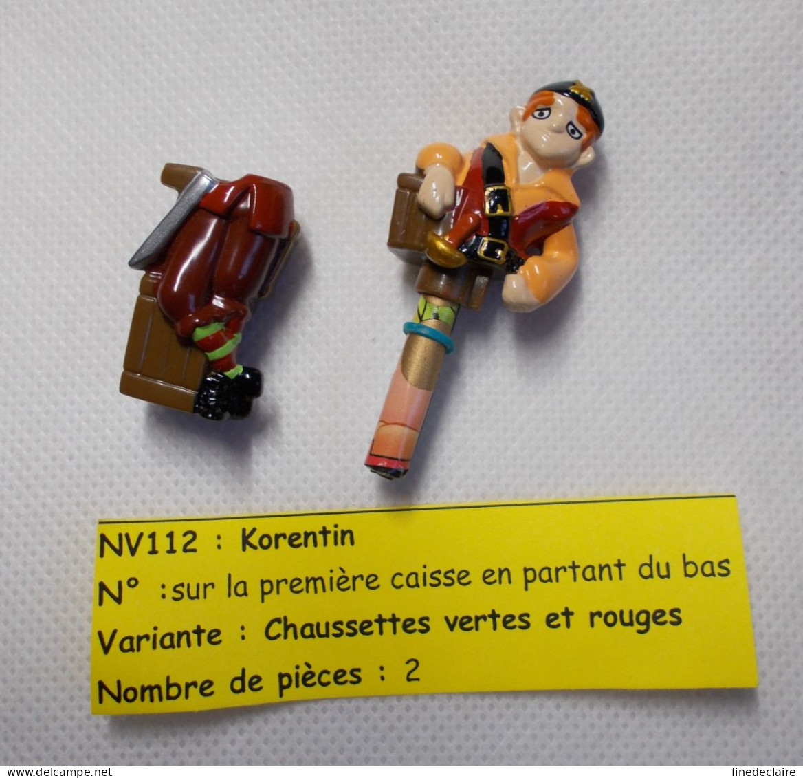 Kinder - Monstres Et Pirates - Août 2008 - Korentin - NV112 - Sans BPZ - Montabili