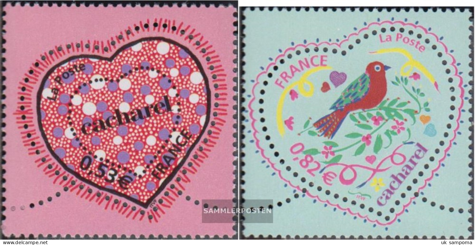 France 3898I-3899I (complete Issue) Unmounted Mint / Never Hinged 2005 Grußmarken: Valentine's Day - Unused Stamps