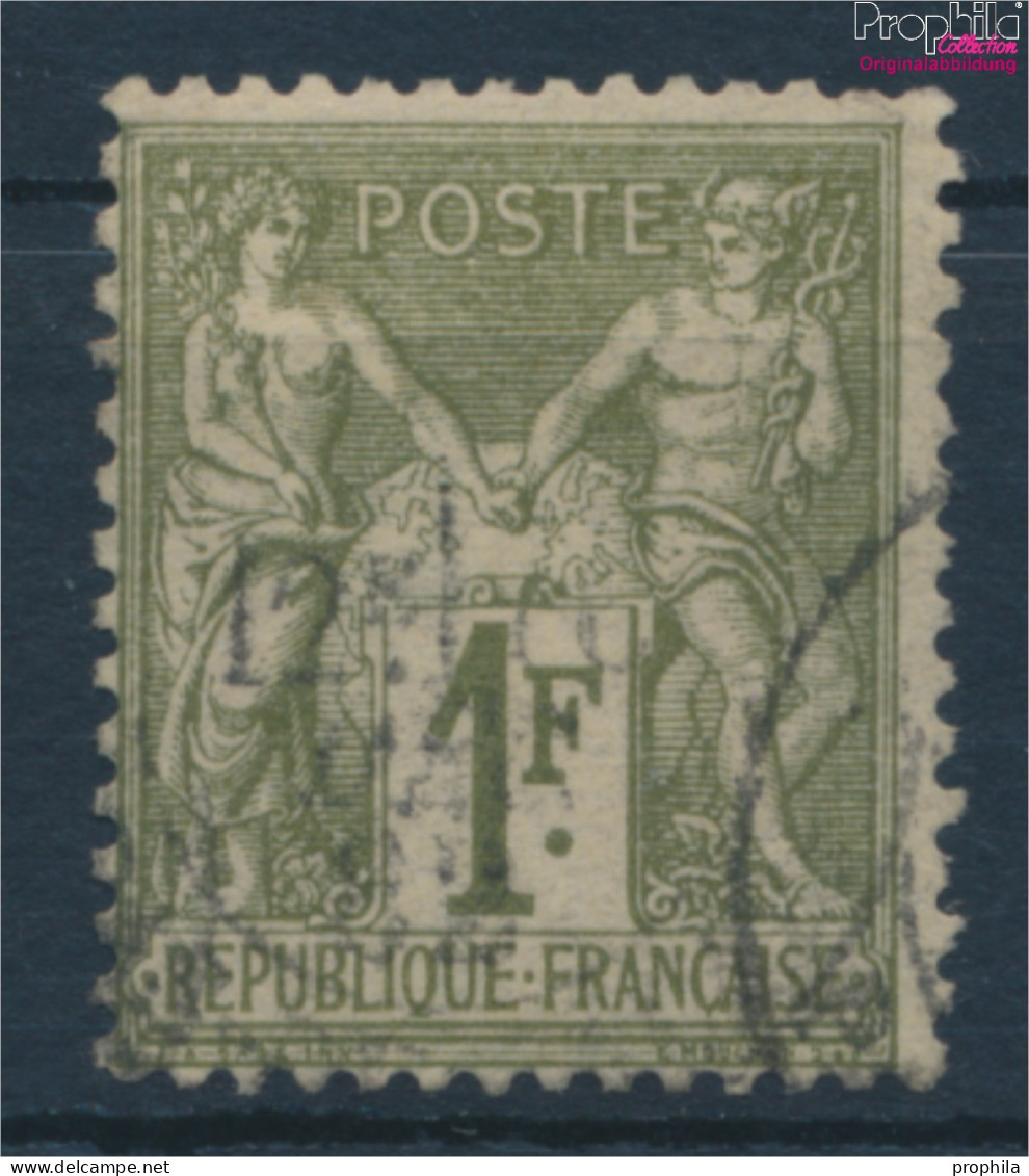 Frankreich 67I Gestempelt 1876 Frieden Und Handel (10387383 - 1876-1878 Sage (Type I)