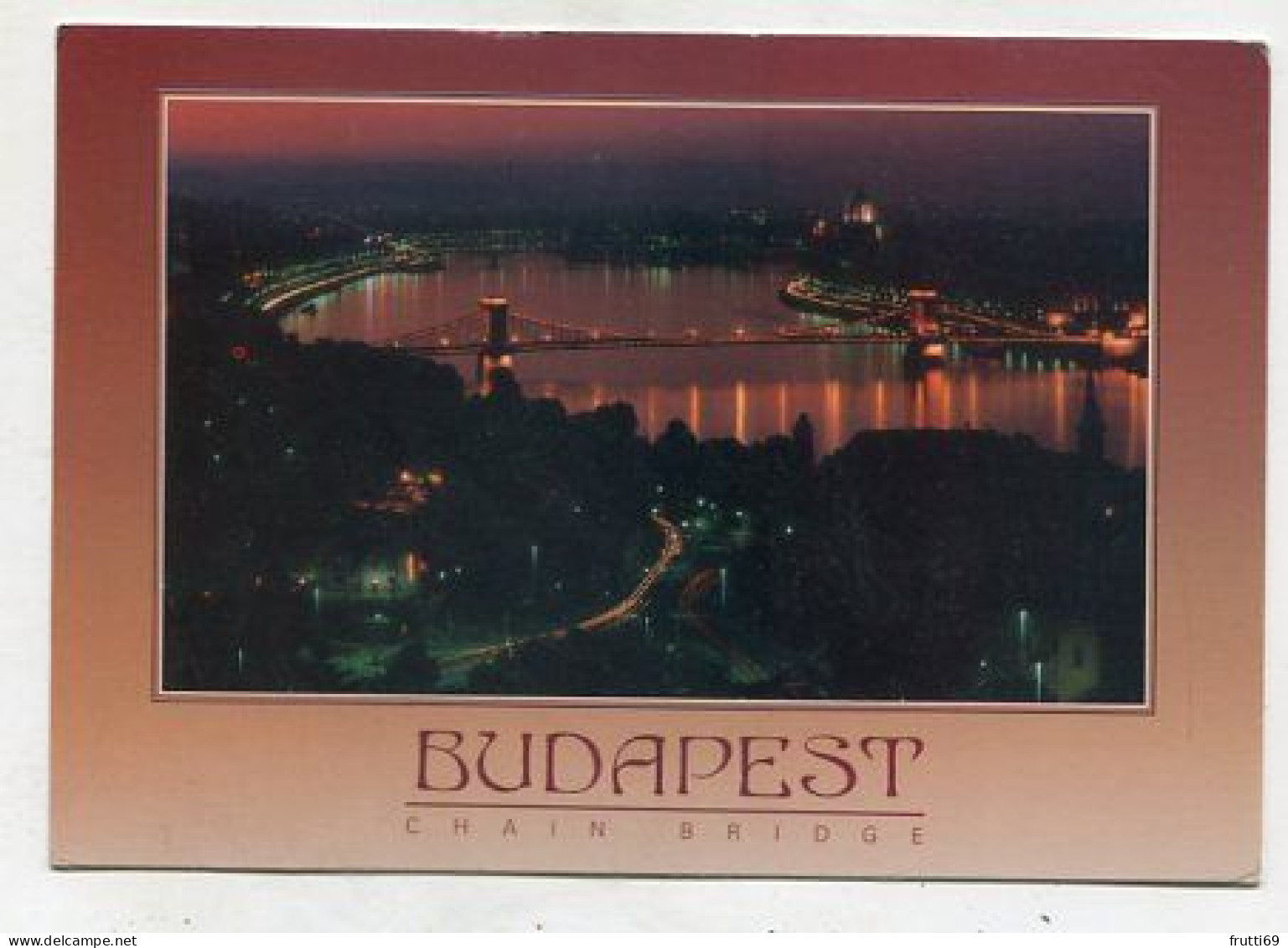 AK 214027 HUNGARY - Budapest - Chain Bridge - Hungría