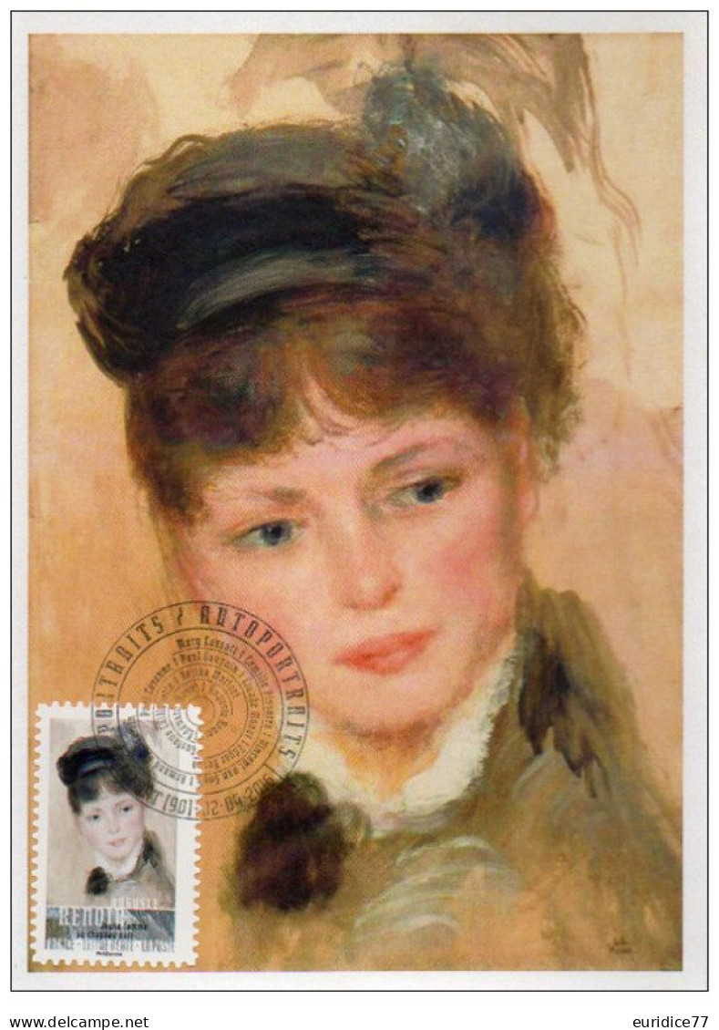 France 2016 - Portraits Autoportraits Impressionisme Carte Maximum - 2010-2019