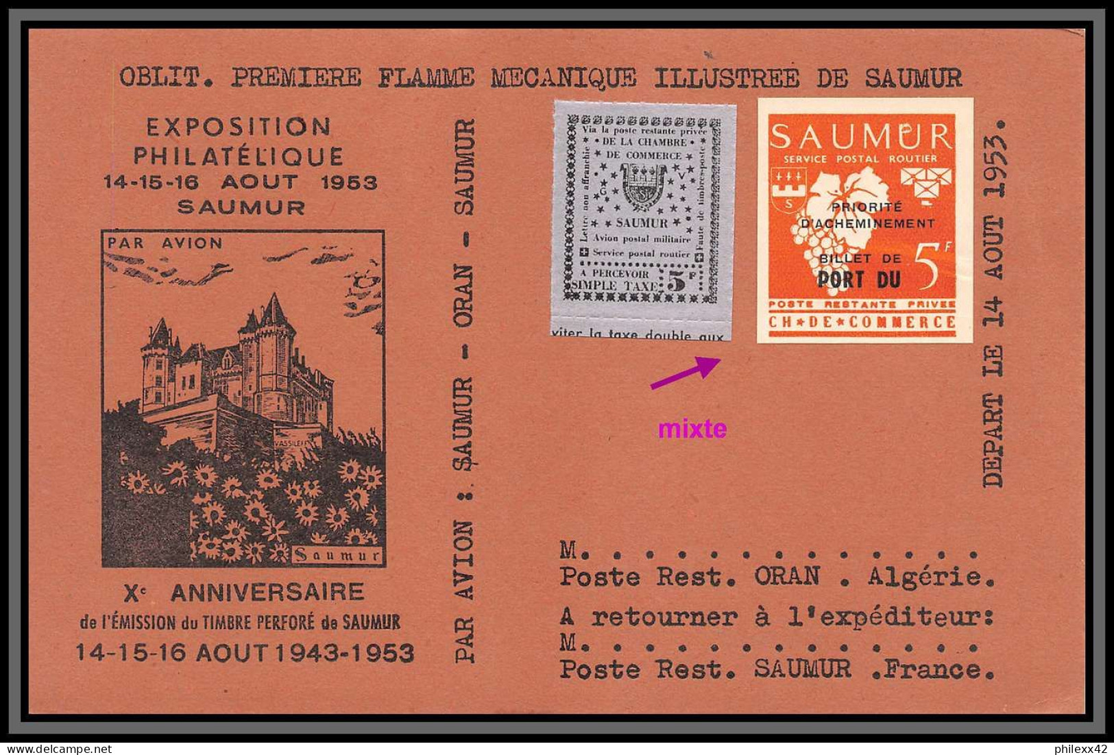 Départ 1 Euro - 85618/ Collection De Timbres De Grève - Saumur 1953 Bel Ensemble Cote +/- 1000 Euros - France - Colecciones Completas