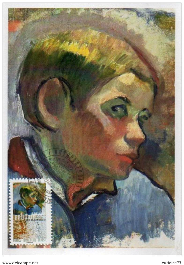 France 2016 - Portraits Autoportraits Impressionisme Carte Maximum - 2010-2019