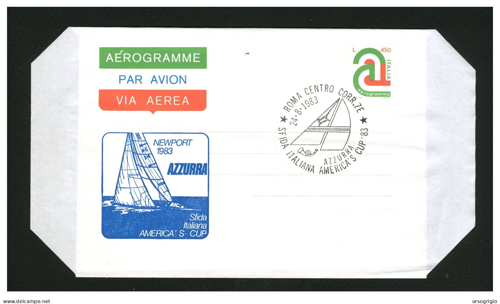 ITALIA - 1983 - AZZURRA - SFIDA ITALIANA AMERICA'S CUP - Sailing