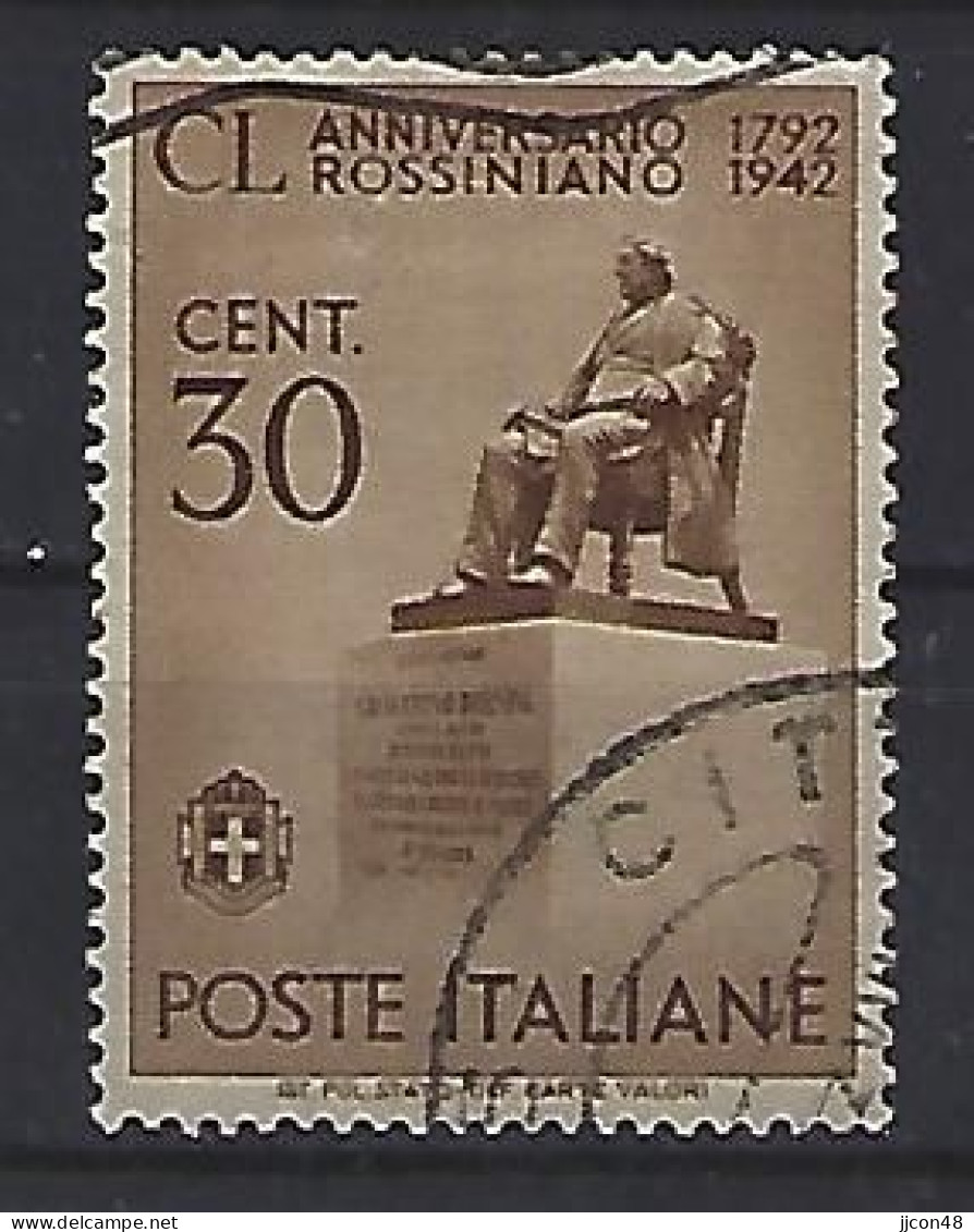 Italy 1942  Gioacchino Rossini (o) Mi.639 - Gebraucht