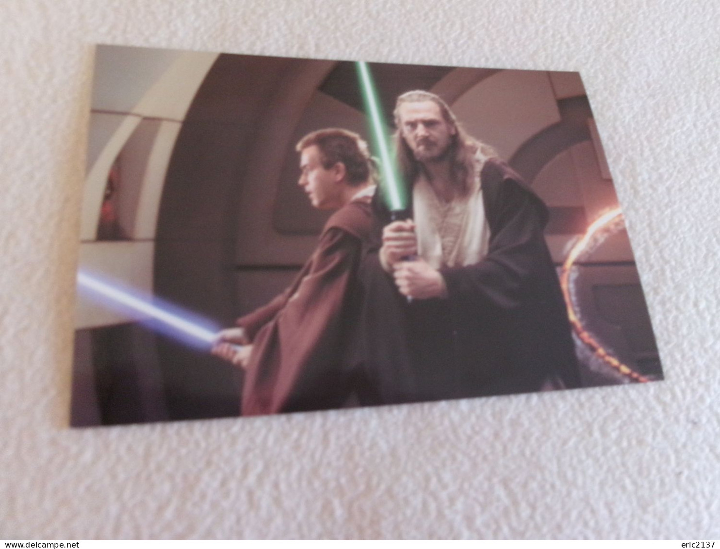 BELLE CARTE "STAR WARS EPISODE I ...QUI-GON JINN AND OBI-WAN KENOBI" .. - Otros & Sin Clasificación