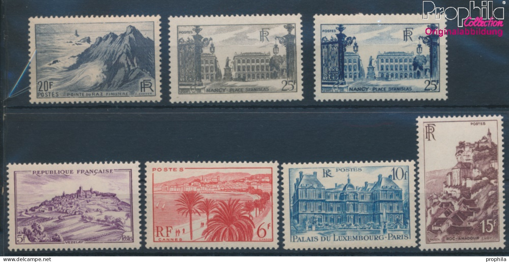 Frankreich 756-762 (kompl.Ausg.) Postfrisch 1946 Landschaften (10387535 - Unused Stamps