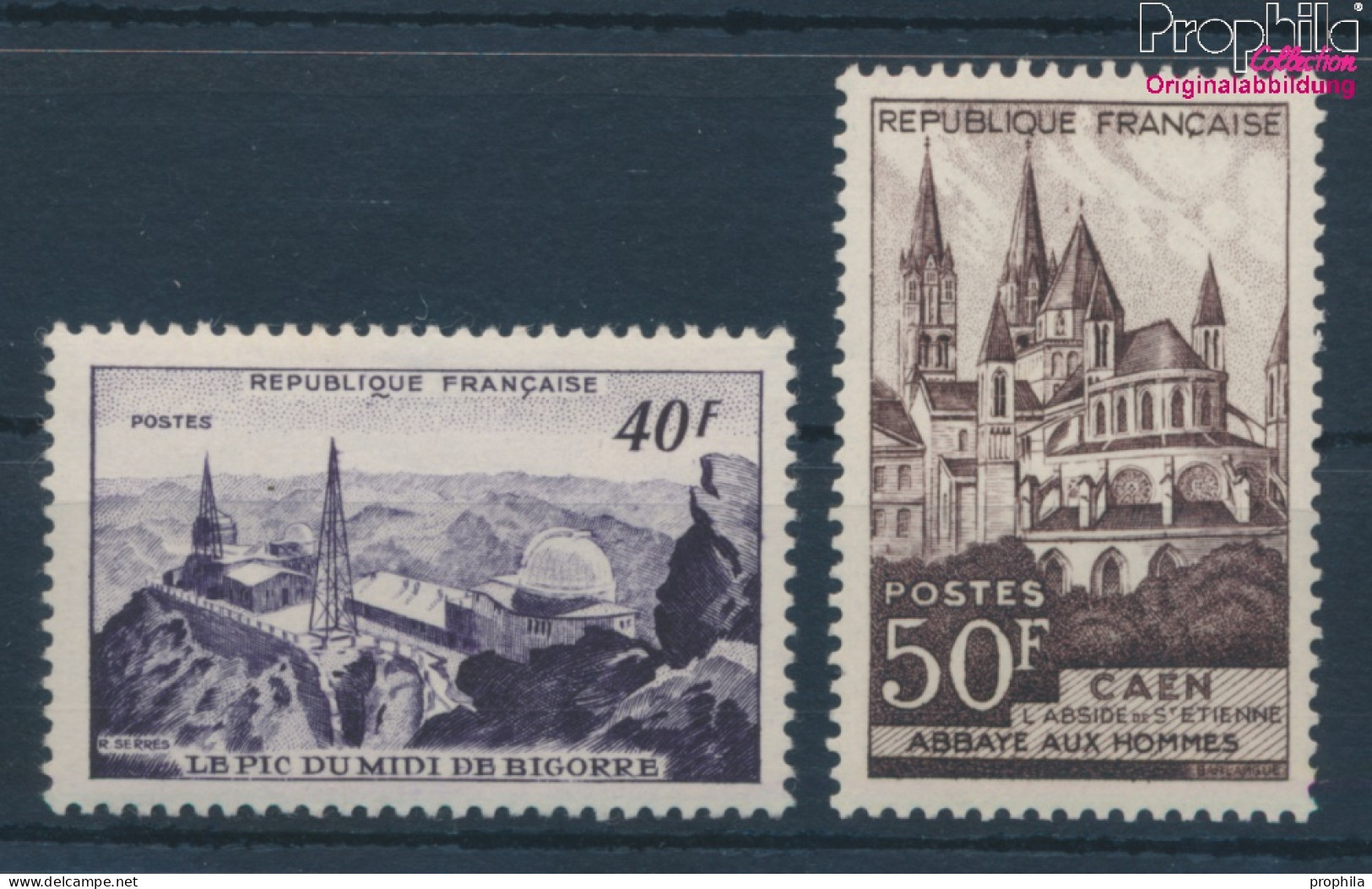 Frankreich 935-936 (kompl.Ausg.) Postfrisch 1951 Landschaften (10387569 - Neufs