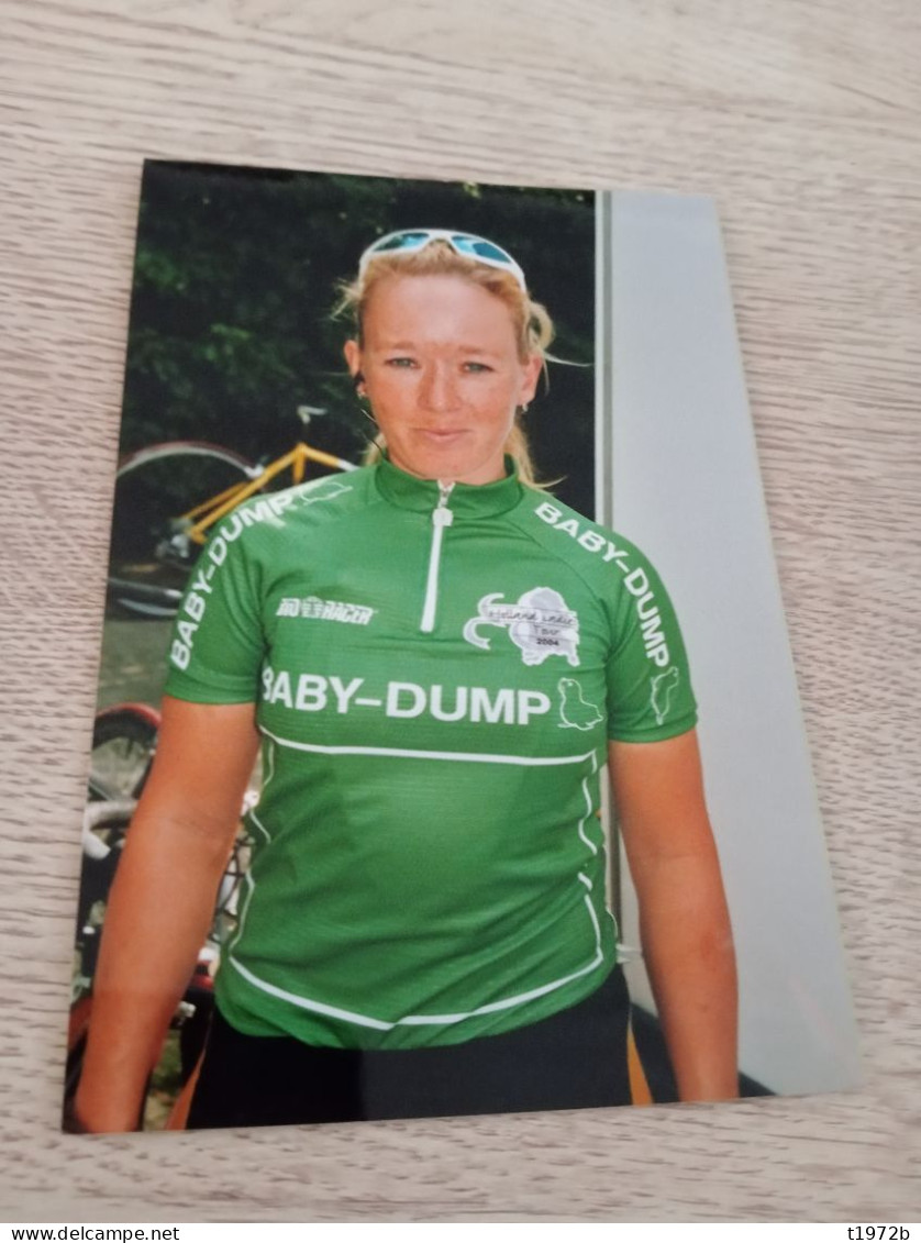 Photo Originale Cyclisme Cycling Ciclismo  Wielrennen Radfahren MANSVELD DEBBY   (puntentrui Holland Ladies Tour 2004) - Radsport
